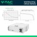 V-TAC Batteria di Accumulo 5.12kWh LFP 51.2V 100Ah CEI 0-21 Bianca